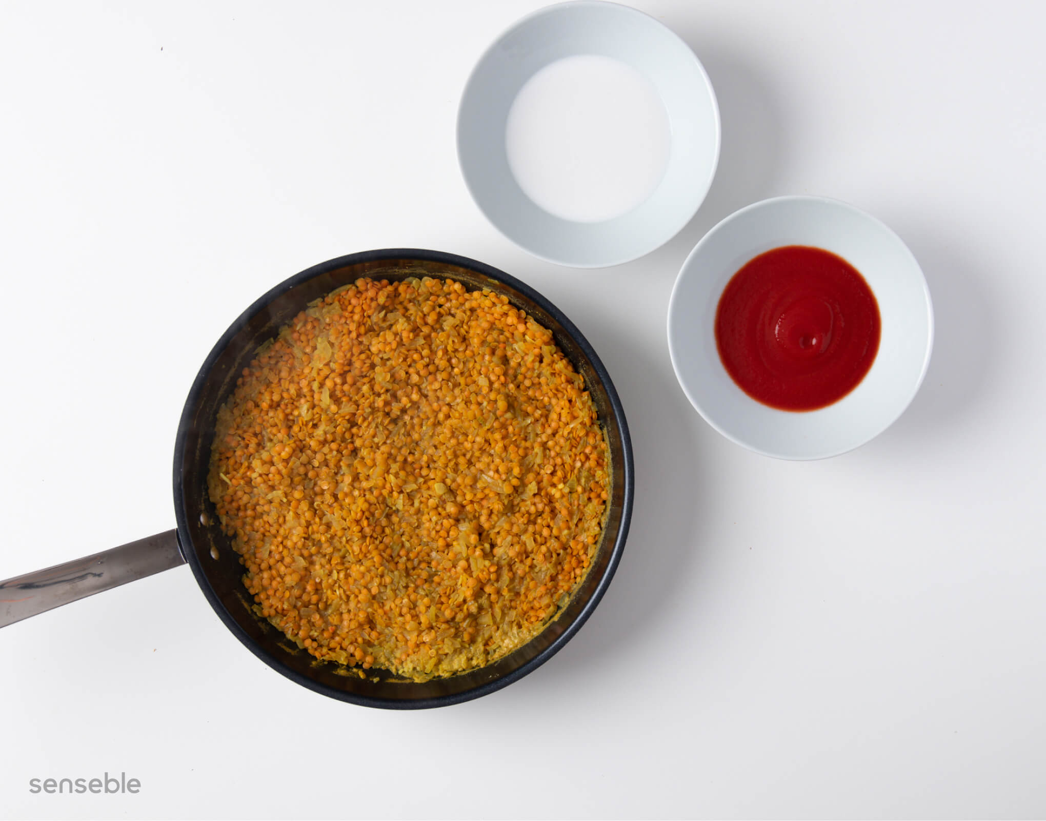 BGF Ernährung Rezept - Rotes Linsen Dal Kochschritt 3